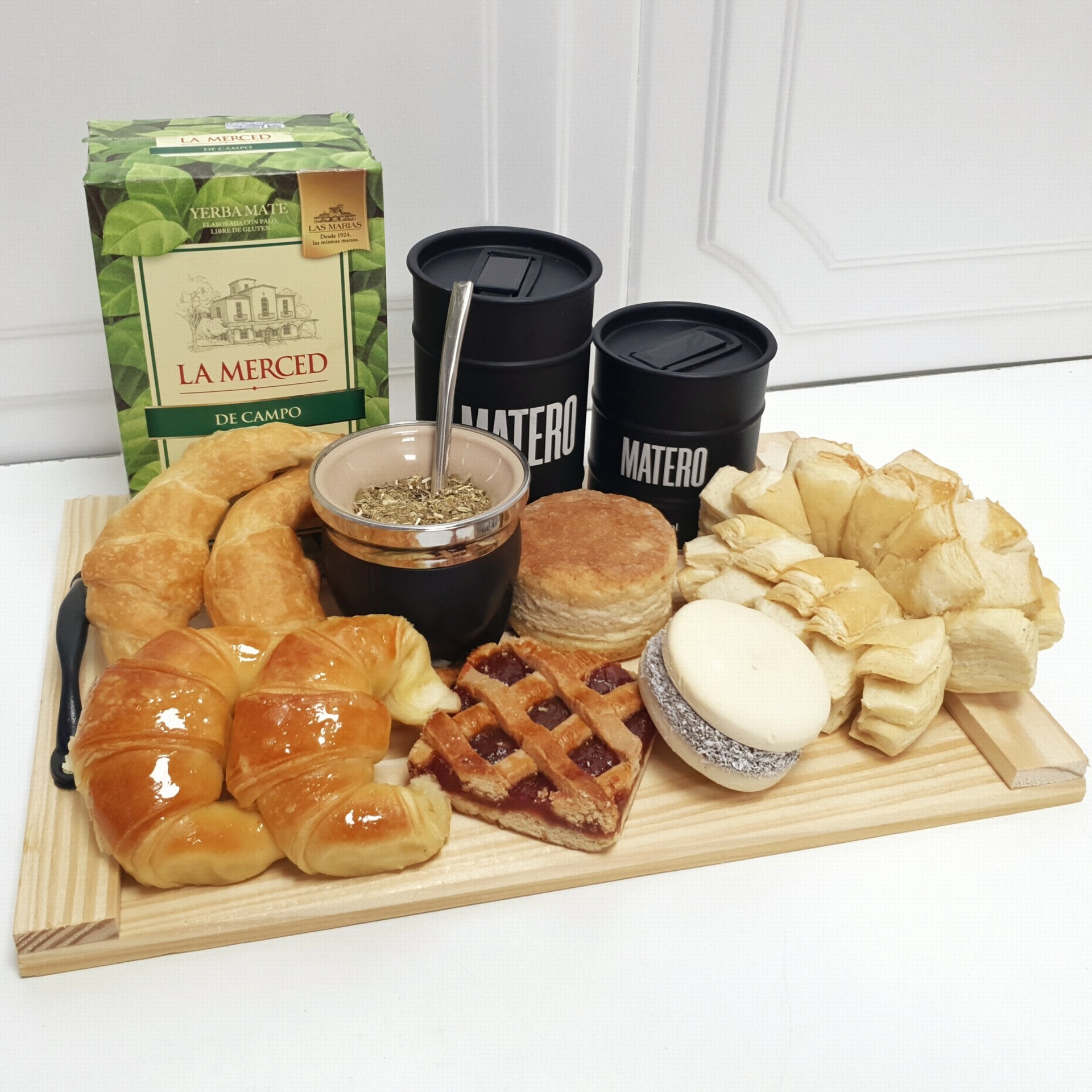desayuno con set matero eco negro