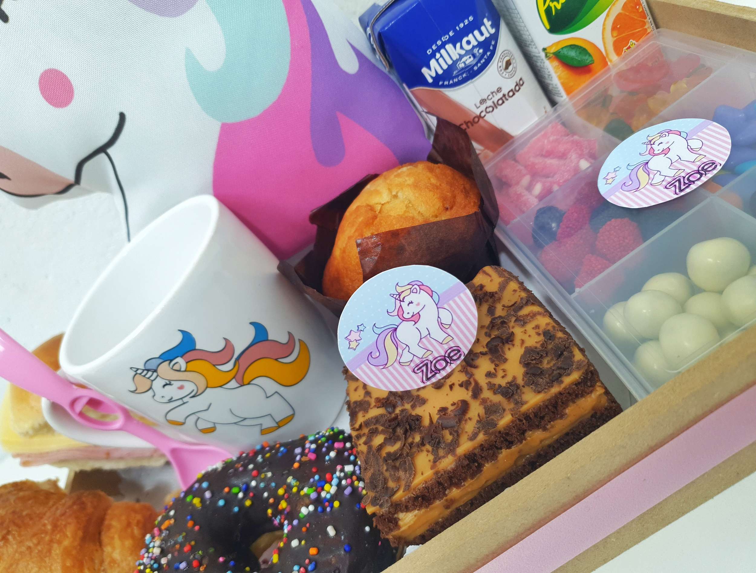 desayuno a domicilio de unicornio