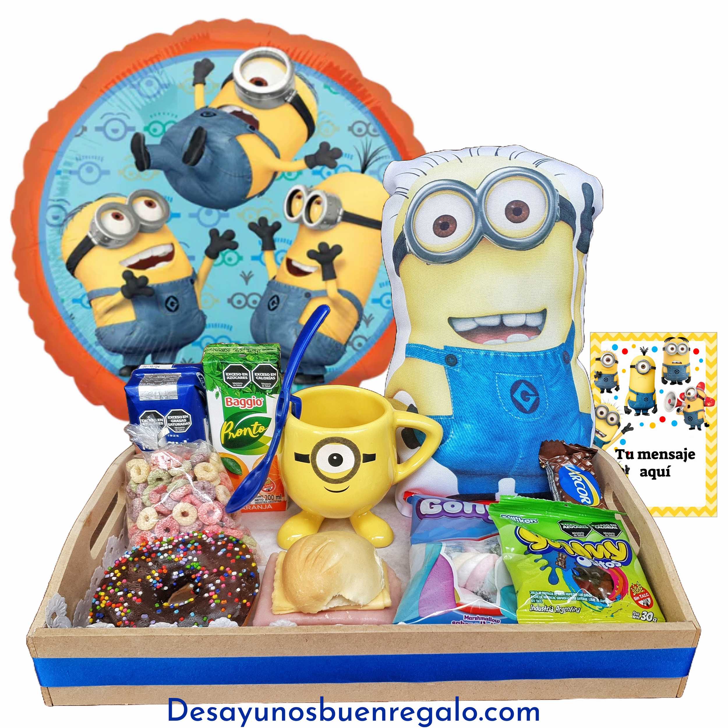desayuno motivo minions