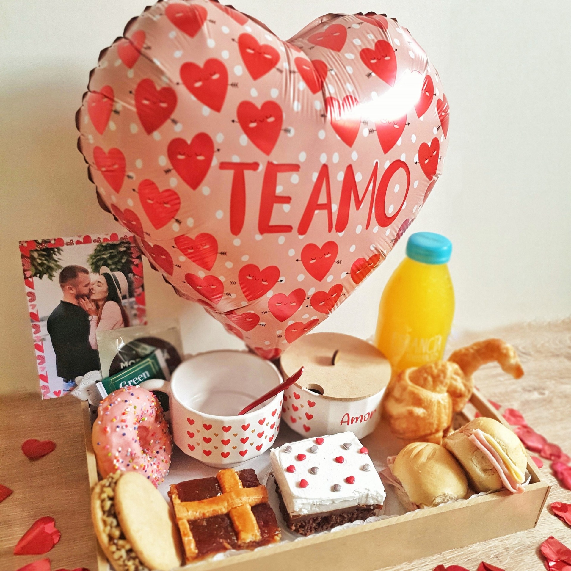 desayuno de san valentin dia de los enamorados