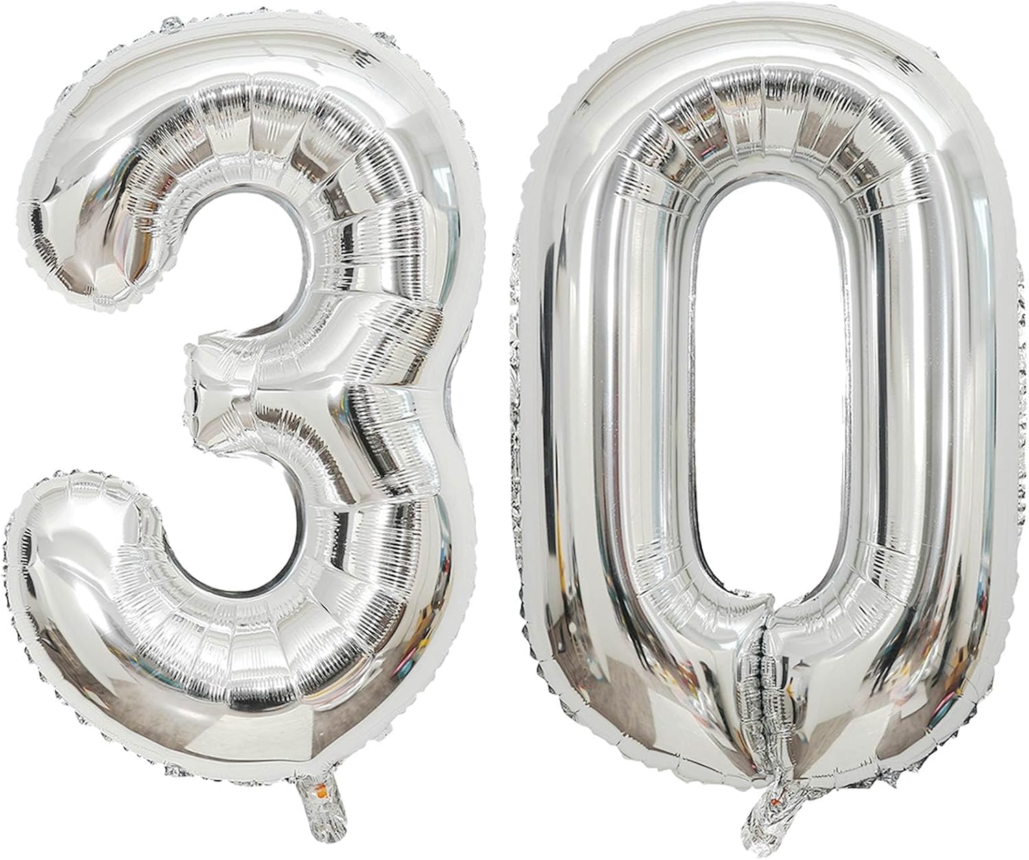 Globos numeros 30 para cumpleaños