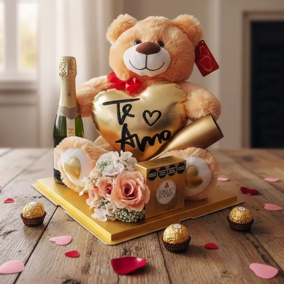 Box regalo amor romantico peluche
