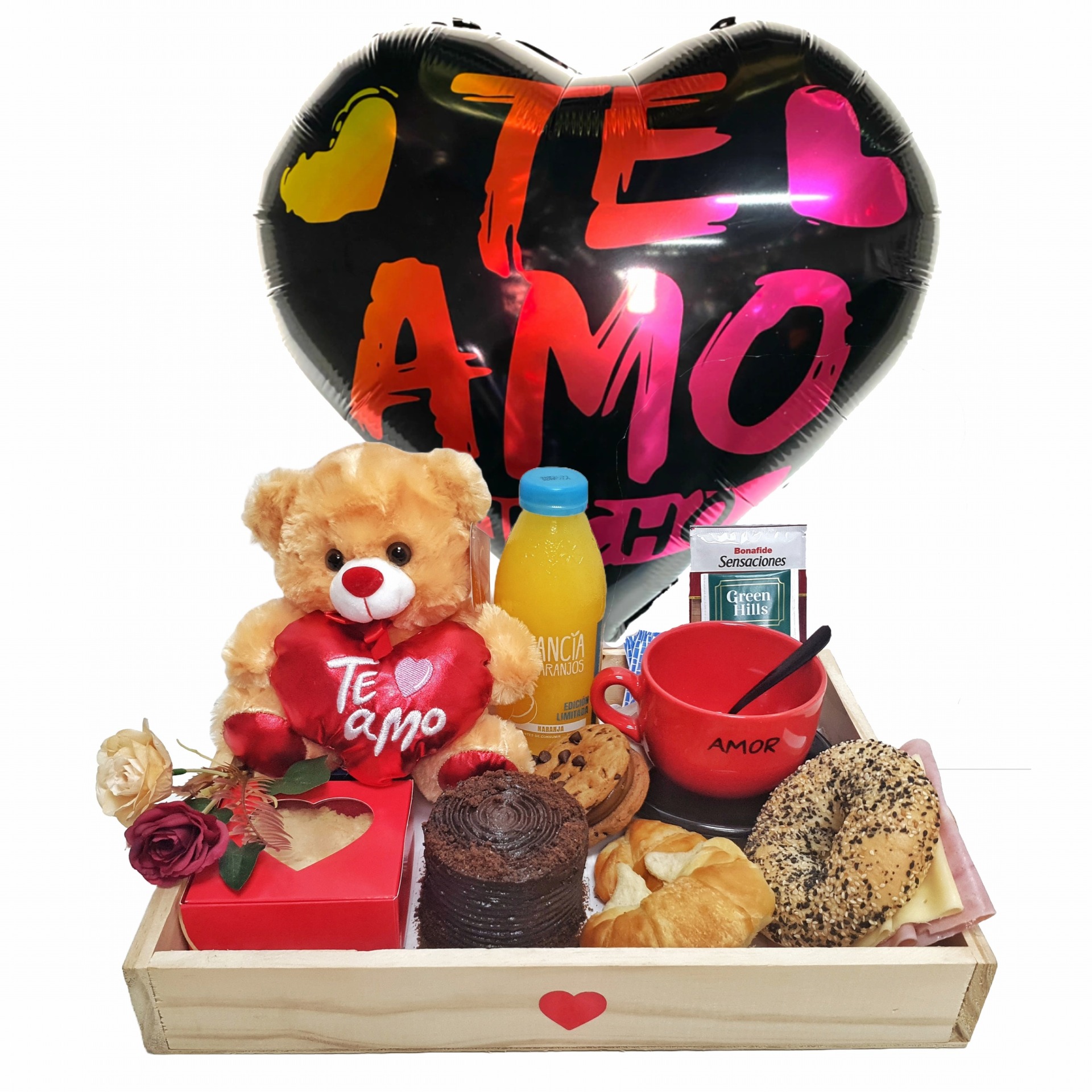 Desayuno a domicilio Enamorados
